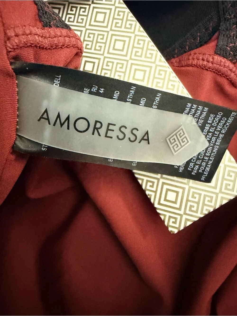 Miraclesuit Amoressa Solar Jupiter One Piece Swimsuit In Chestnut Size 8 NWT
